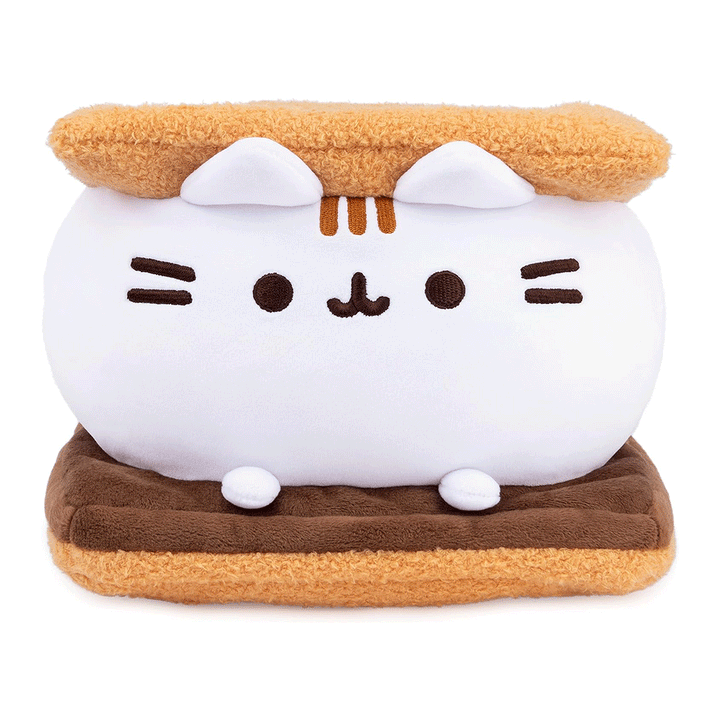 GUND Pusheen S’mores Squisheen 12" Plush Toy - Front of stuffed animal