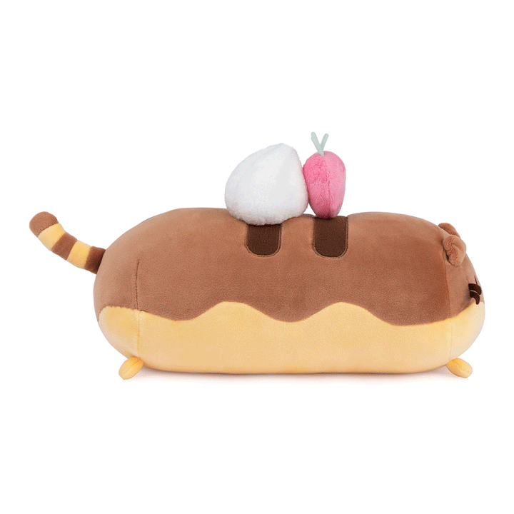 GUND Pusheen Éclair Squisheen 11" Plush Toy - Side of stuffed animal