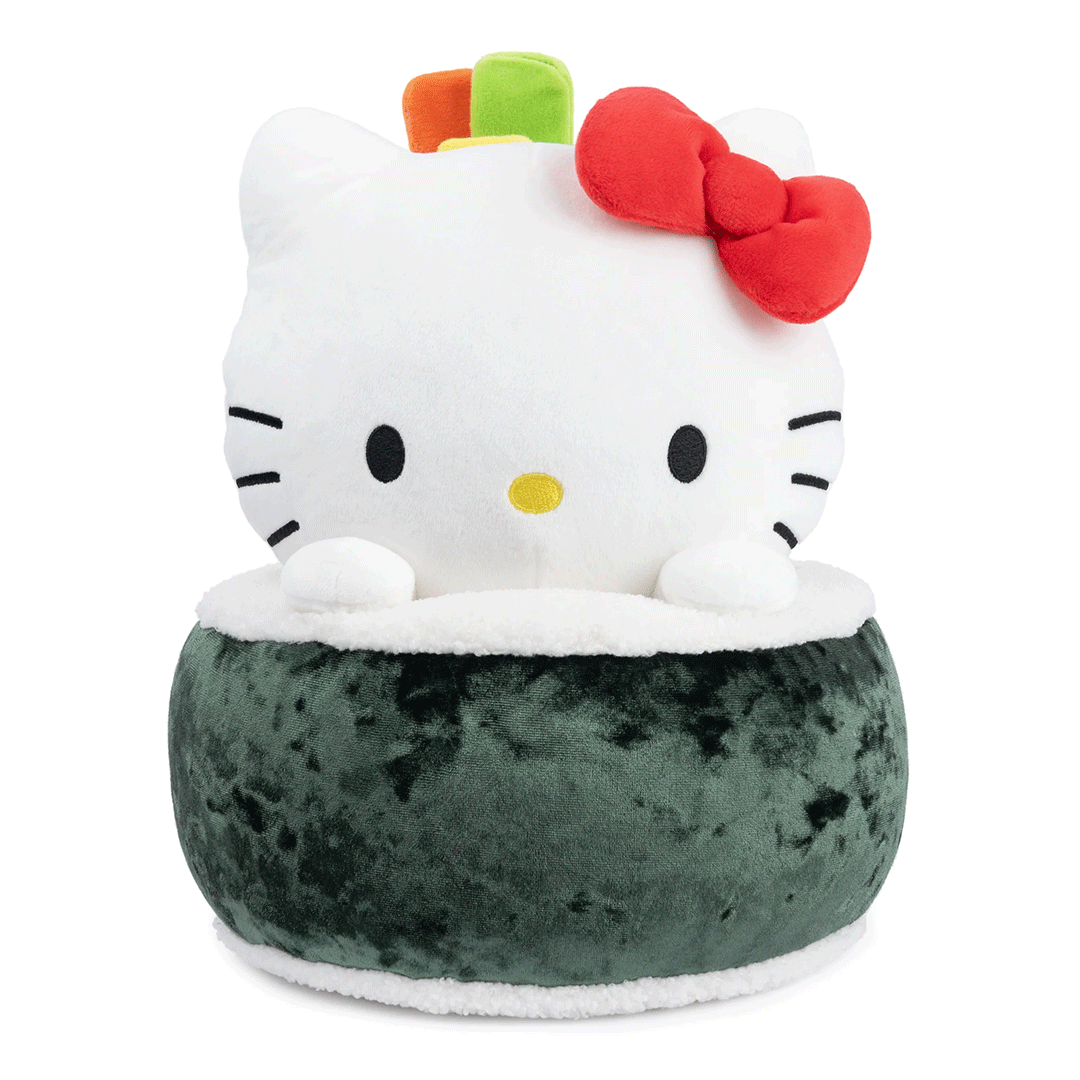 GUND Sanrio Hello Kitty Sushi 10" Plush Toy - Front of stuffed animal