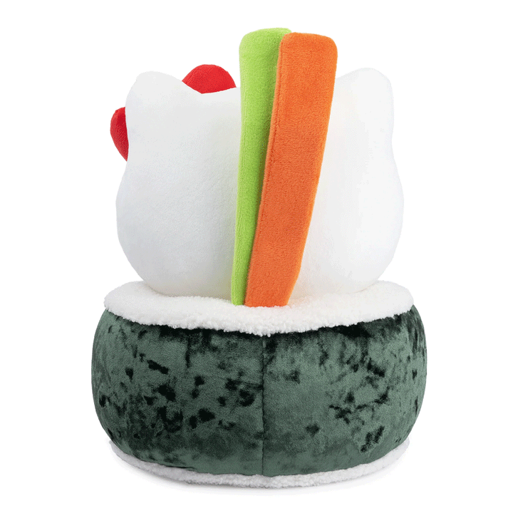 GUND Sanrio Hello Kitty Sushi 10" Plush Toy - Back of stuffed animal