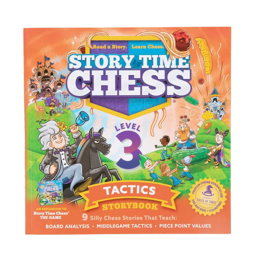 Story Time Chess Level 3 Tactics Expansion Children's Board Game - Front