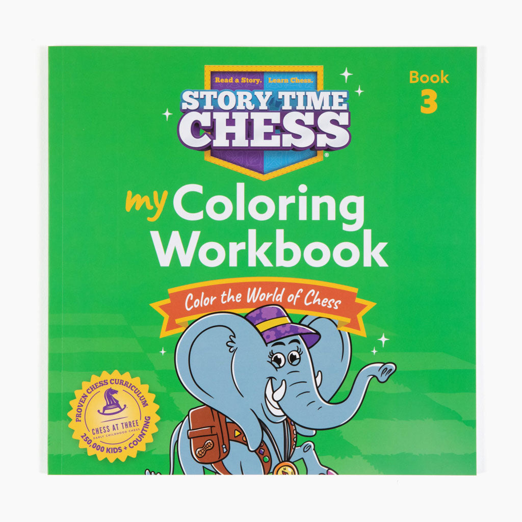 Story Time Chess Level 3 Tactics Expansion Children's Board Game - Coloring Book