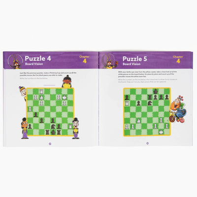 Story Time Chess Level 2 Strategy Expansion Children's Board Game - Puzzle Book Page