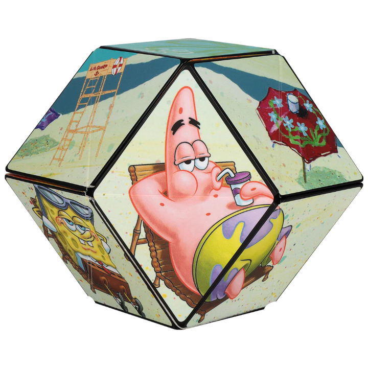 SHASHIBO Shape Shifting Fidget Cube - Nickelodeon Spongebob Squarepants Series - Shape Shift