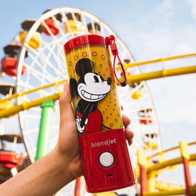 BlendJet 2 Disney Mickey Mouse Cordless Personal Blender - Blender In Front of Santa Monica Pier Ferris Wheel
