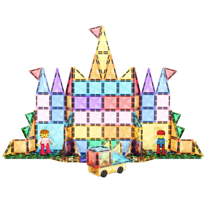 PicassoTiles 120pc Mini Diamond Series Magnetic Tiles Children&
