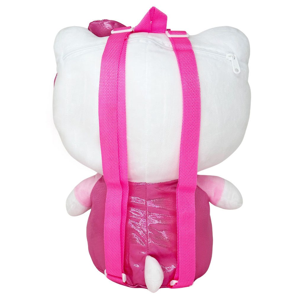 Fast Forward Sanrio 20" Metallic Hello Kitty Plush Backpack - Back