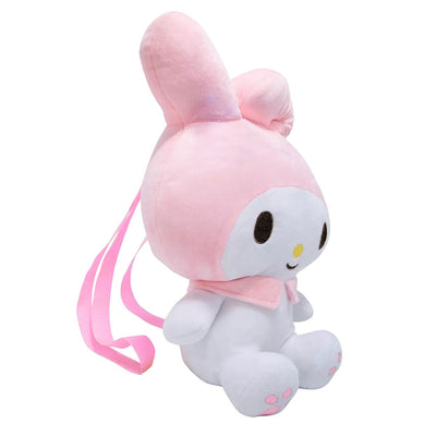 Fast Forward Sanrio 18" My Melody Plush Backpack - Side View