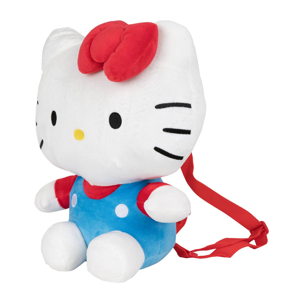 Accessory Innovations Sanrio 14" Big Red Bow Hello Kitty Plush Backpack - Left Side