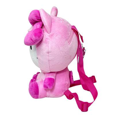gothic hello kitty backpack Accessory Innovations Sanrio 15" Hello Kitty Piggy Plush Backpack – 707 Street