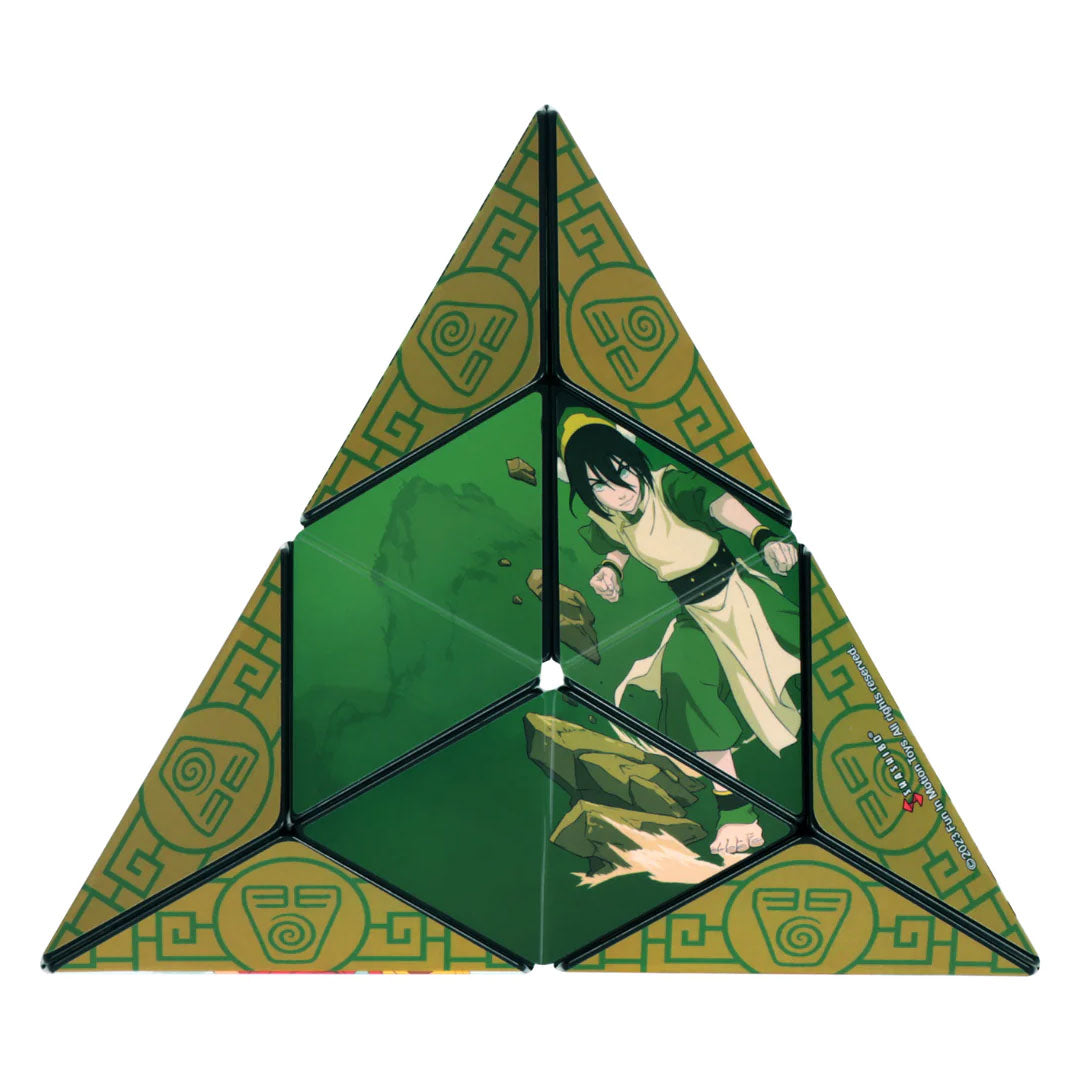 SHASHIBO Shape Shifting Fidget Cube - Nickelodeon Avatar Series - Earth - Shape example