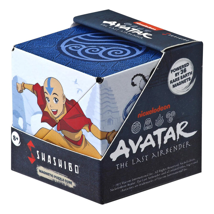 SHASHIBO Shape Shifting Fidget Cube - Nickelodeon Avatar Series - Water - Front