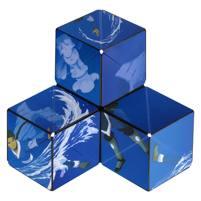 SHASHIBO Shape Shifting Fidget Cube - Nickelodeon Avatar Series - Water - Shape example