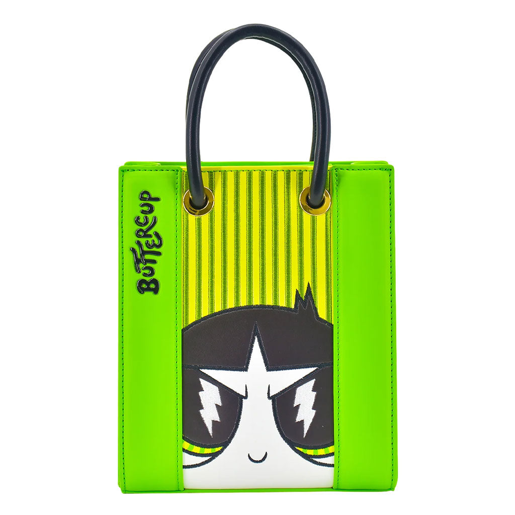 Fred Segal Cartoon Network Powerpuff Girls Buttercup Mini Tote Bag - Front