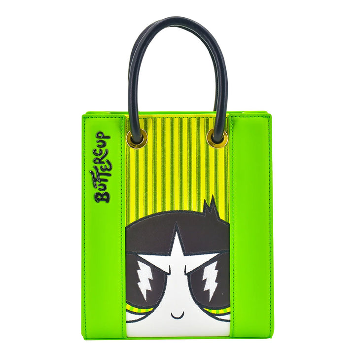 Fred Segal Cartoon Network Powerpuff Girls Buttercup Mini Tote Bag - Front