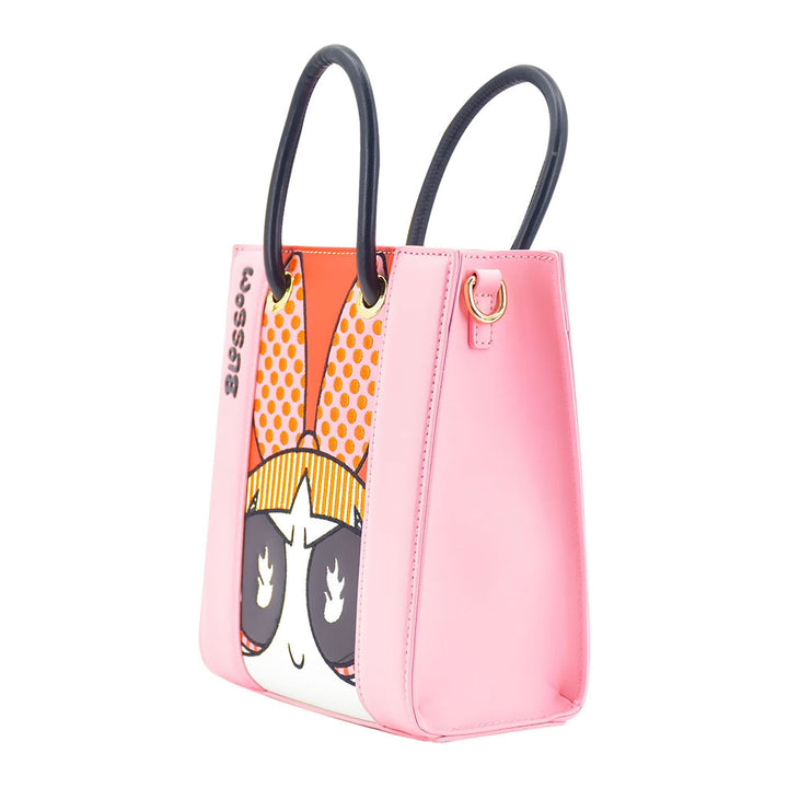 Fred Segal Cartoon Network Powerpuff Girls Blossom Mini Tote Bag - Side View
