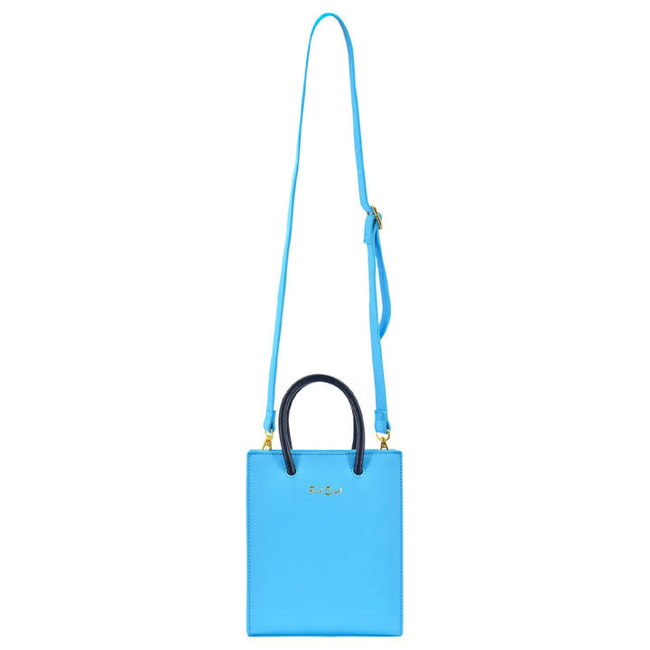 Fred Segal Cartoon Network Powerpuff Girls Bubbles Mini Tote Bag - Back with Strap