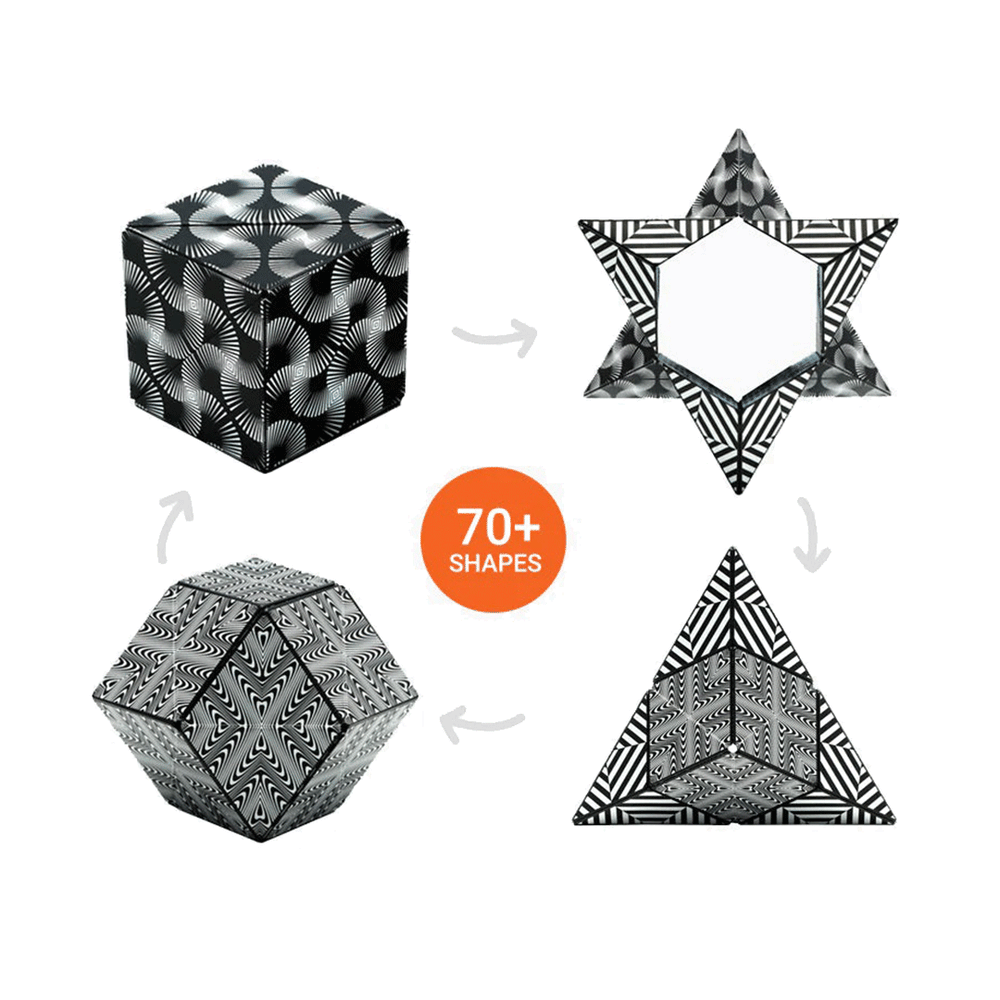 SHASHIBO Shape Shifting Fidget Cube - Original Series - Shape examples