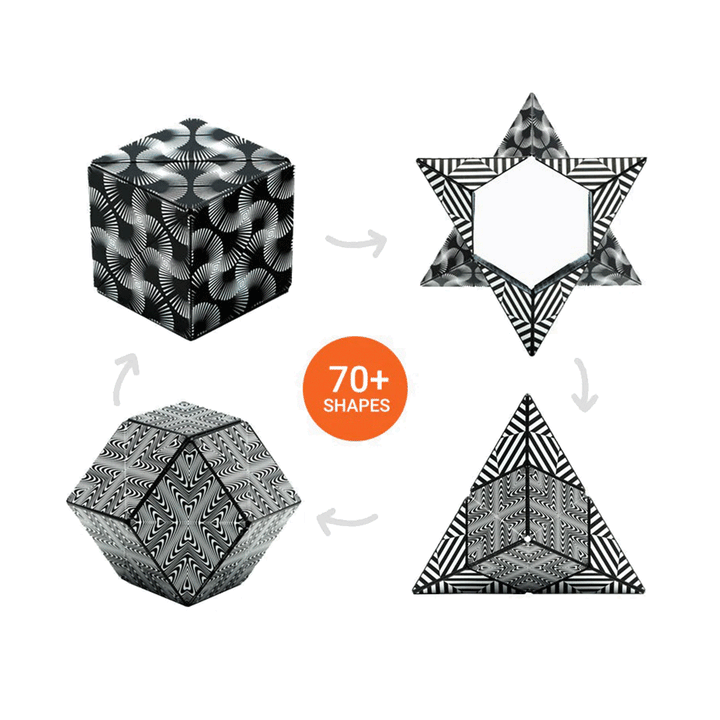 SHASHIBO Shape Shifting Fidget Cube - Original Series - Shape examples