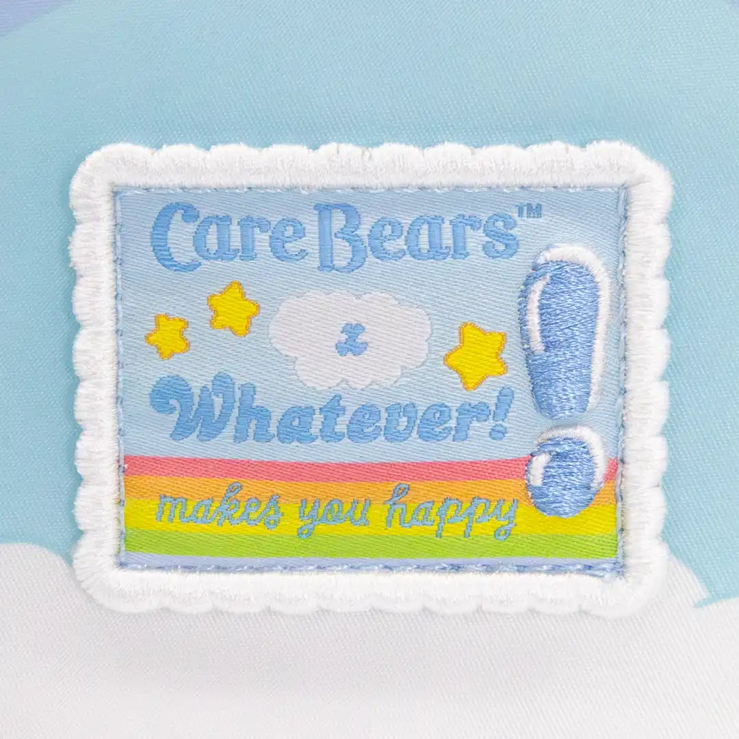 Whatever Makes You Happy Care Bears and Clouds Quilted Nylon Tote Bag
