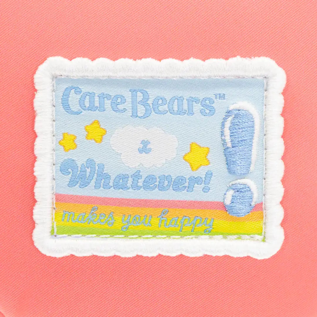 Whatever Makes You Happy Care Bears the Caring Meter Padded Nylon Crossbody w/ Strap