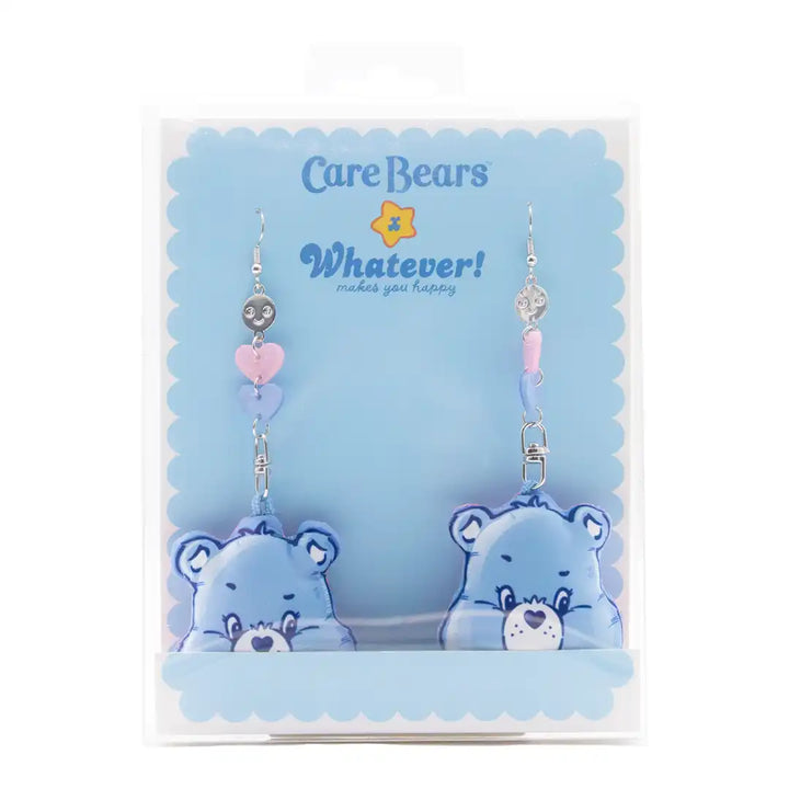 Whatever Makes You Happy Care Bears Reversible Padded Vinyl Earrings
