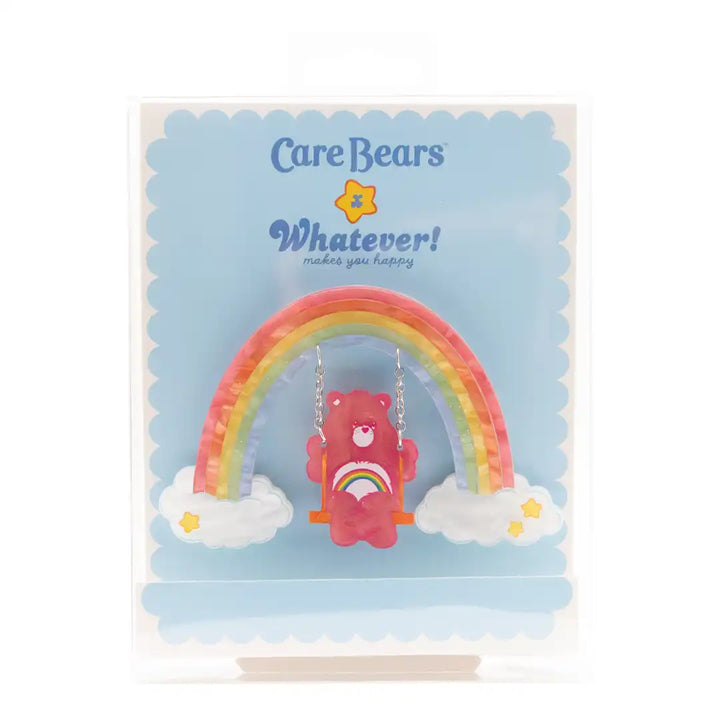 Whatever Makes You Happy Care Bears Cheer Bear Rainbow Acrylic Pin