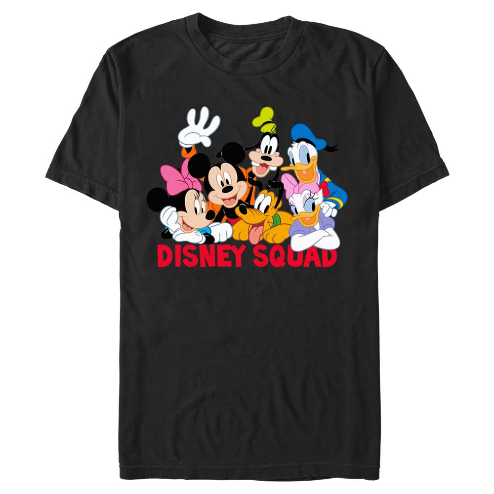 Mad Engine Mickey Mouse & Friends Disney Squad Black Men's T-Shirt