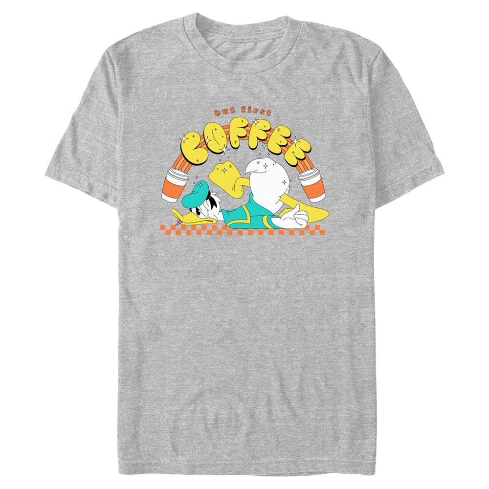 Mad Engine Mickey Mouse &amp; Friends But First Coffee Men&