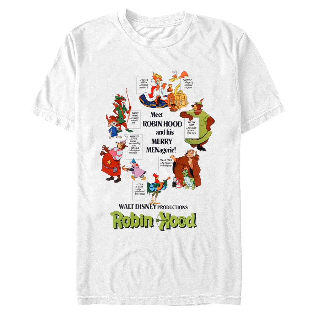 Mad Engine Robin Hood Meet The Merry Menagerie Men's T-Shirt