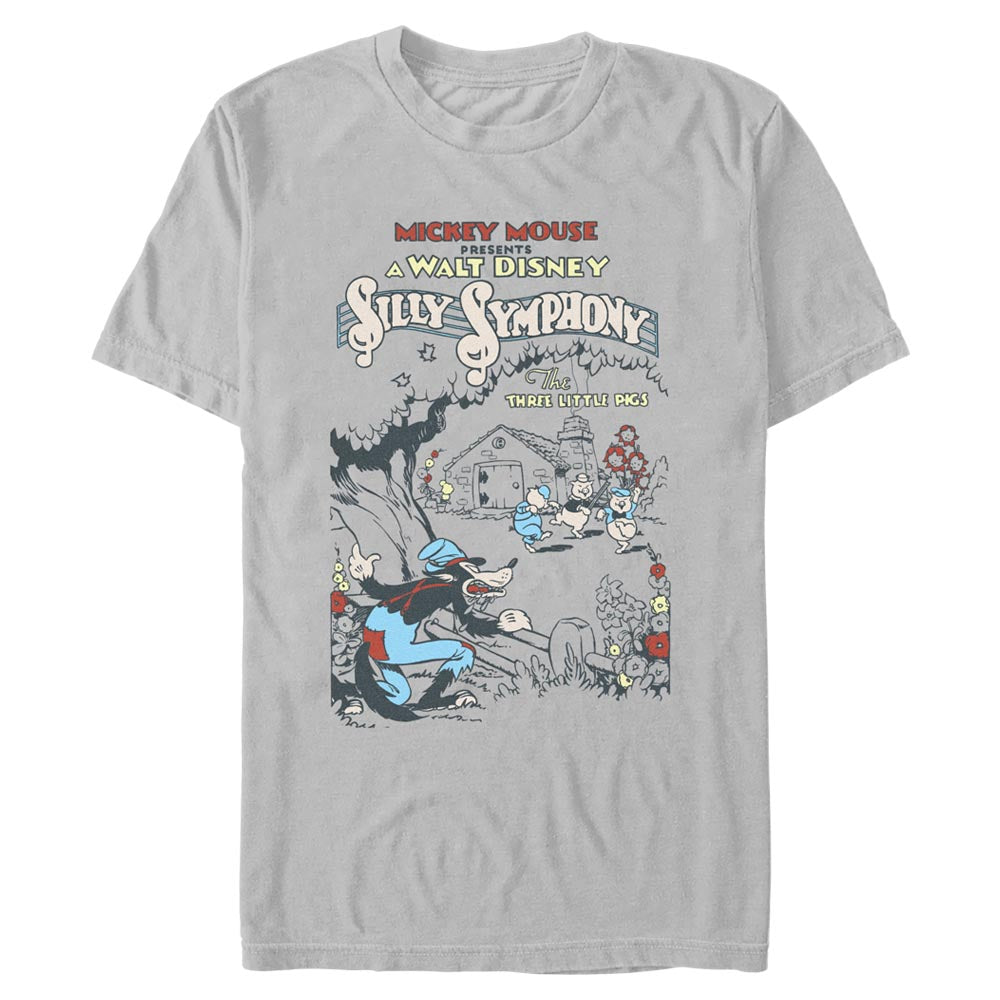 Mad Engine Silly Symphonies Three Little Pigs Poster Men&
