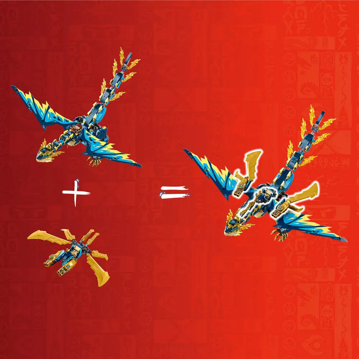 LEGO NINJAGO Elemental Dragon vs. The Empress Mech Dragon Building Set (71796)