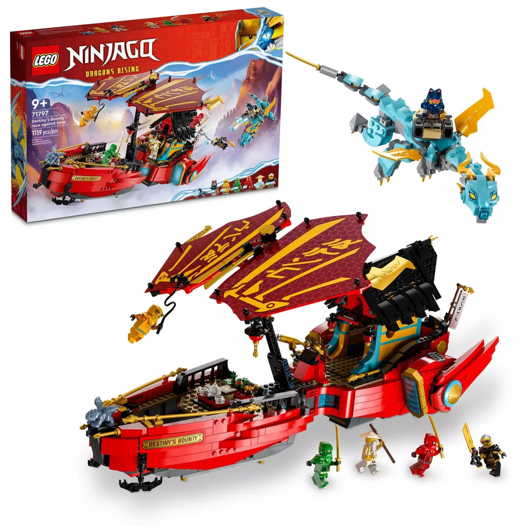 LEGO NINJAGO Destiny s Bounty Race Against Time Dragon Building Set 7 707 Street