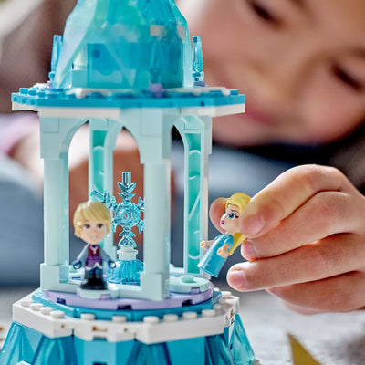 LEGO Disney Frozen Anna and Elsa's Magical Carousel Building Set (43218)