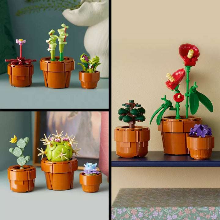 LEGO Icons Tiny Plants Building Set (10329) - Build Display