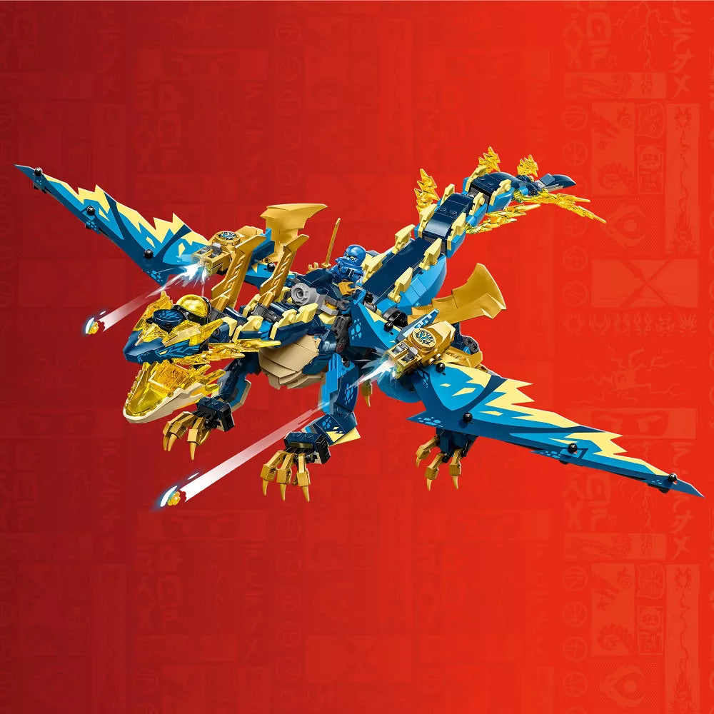LEGO NINJAGO Elemental Dragon vs. The Empress Mech Dragon Building Set (71796)