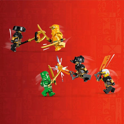 LEGO NINJAGO Lloyd and Arin's Ninja Team Mechs Ninja Building Set (71794)
