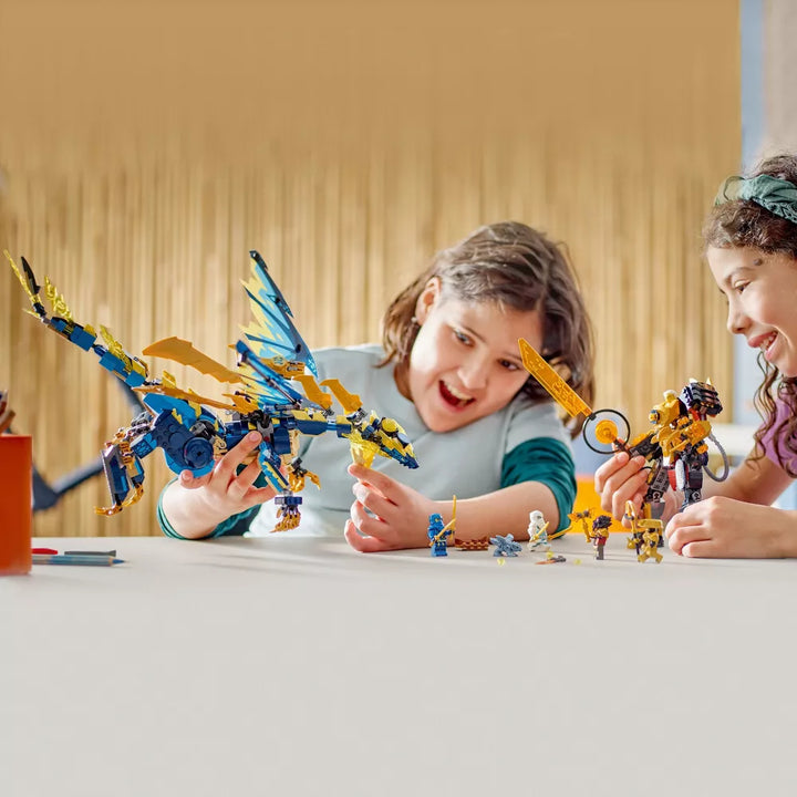 LEGO NINJAGO Elemental Dragon vs. The Empress Mech Dragon Building