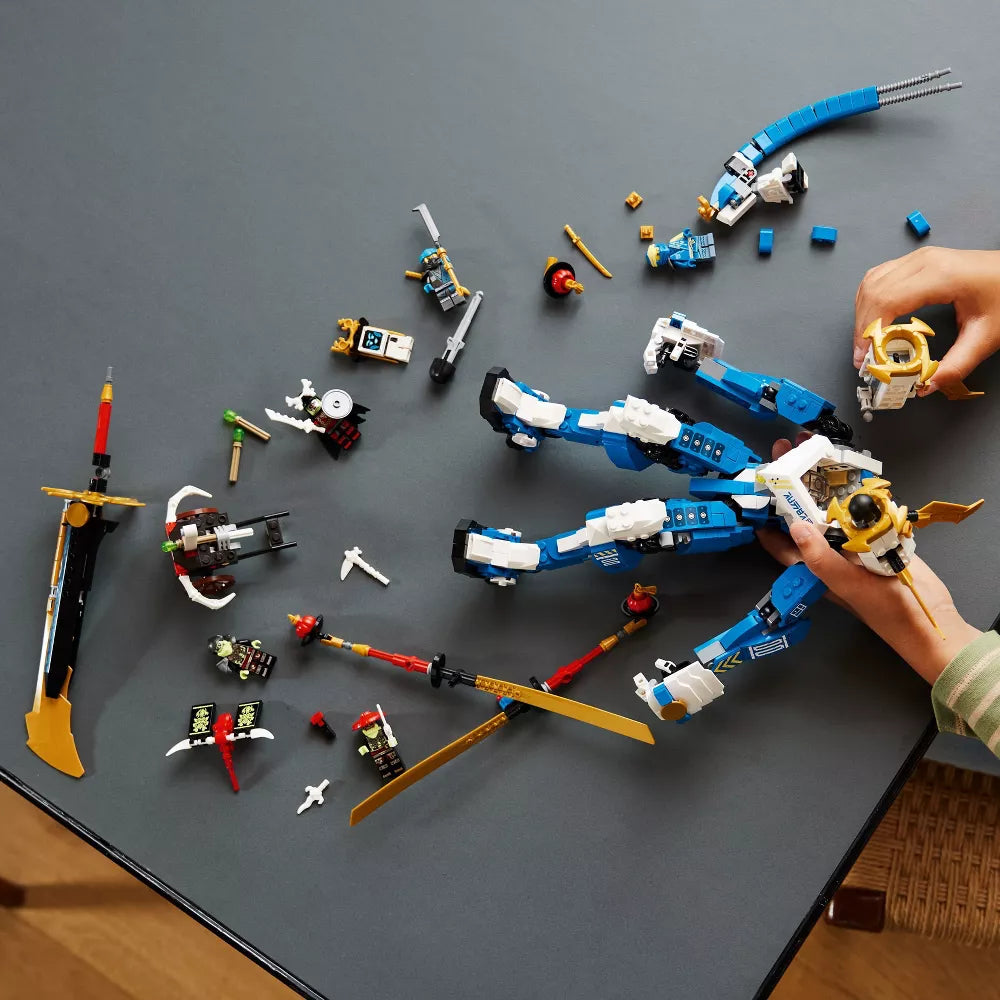 LEGO NINJAGO Jay Titan Mech Action Figure Battle Building Set (71785)