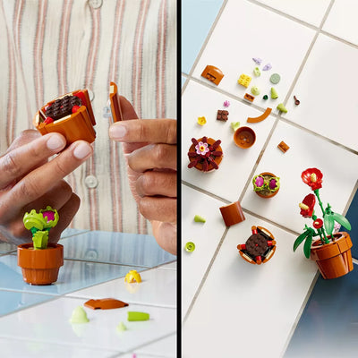 LEGO Icons Tiny Plants Building Set (10329) - Build Display