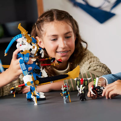 LEGO NINJAGO Jay Titan Mech Action Figure Battle Building Set (71785)