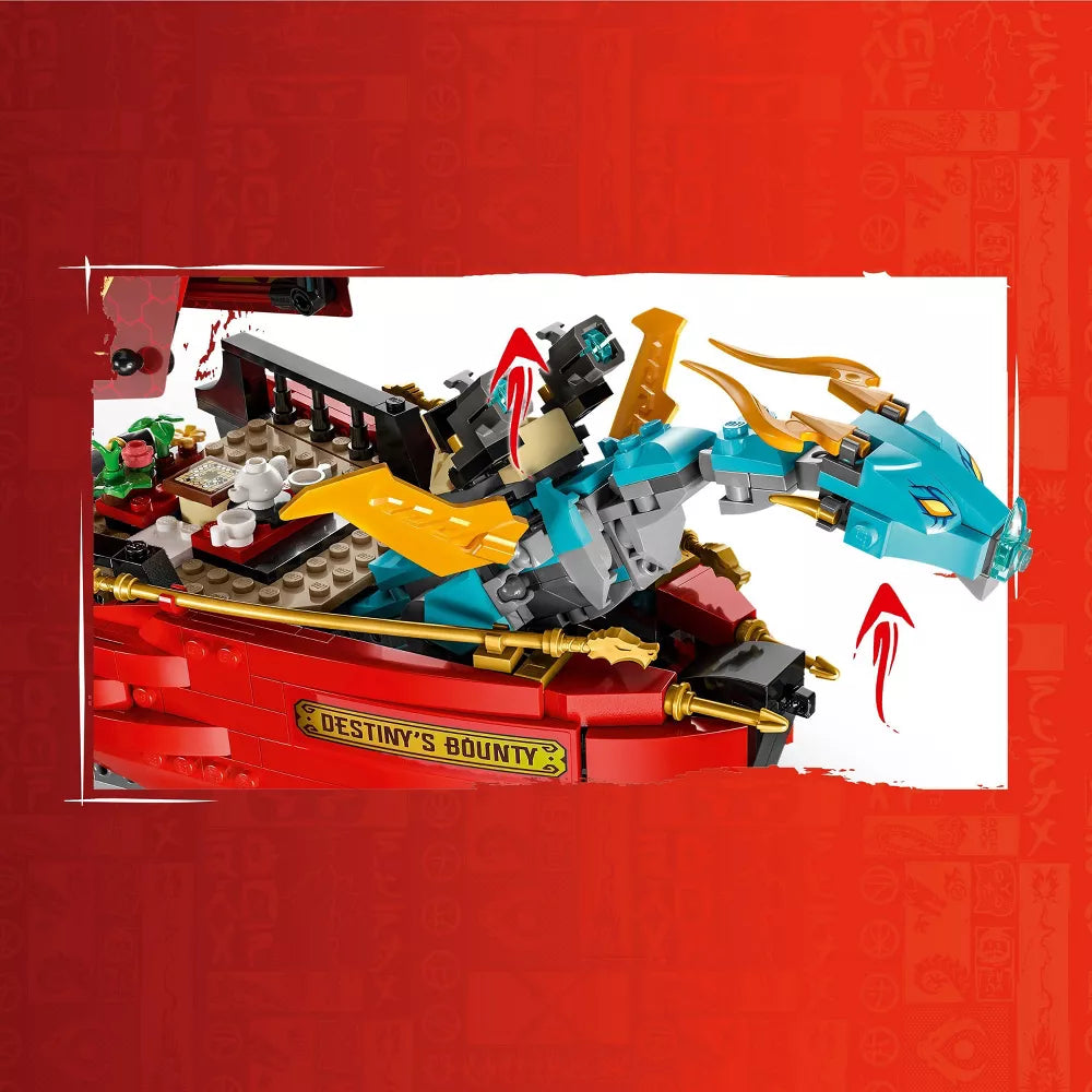 LEGO NINJAGO Destiny's Bounty Race Against Time Dragon Building