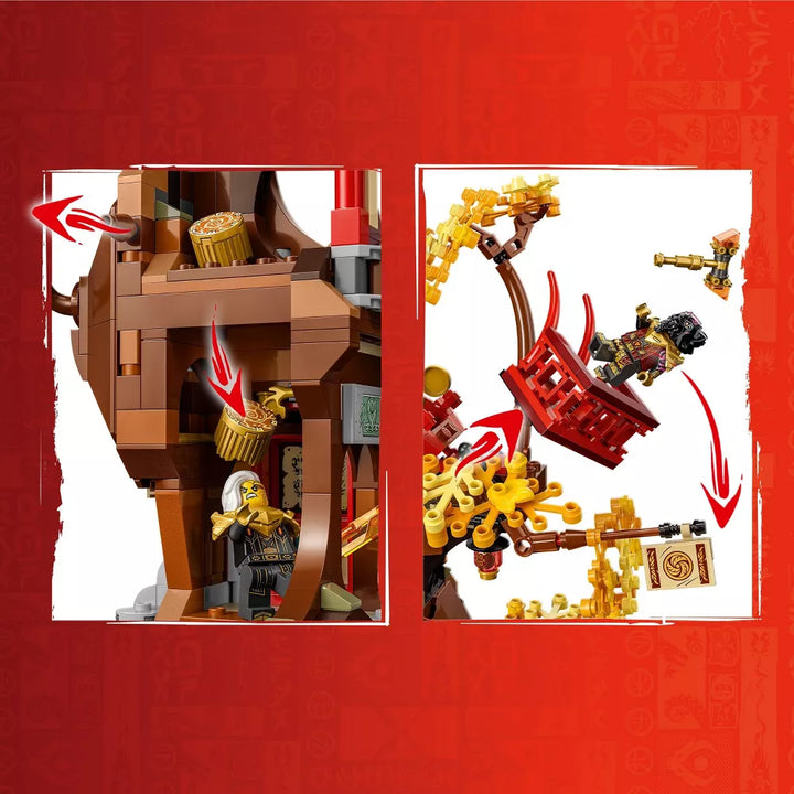 るん LEGO NINJAGO Temple of Dragon Energy Cores 71795, Buildable