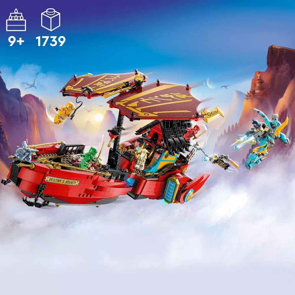 LEGO NINJAGO Destiny's Bounty Race Against Time Dragon Building