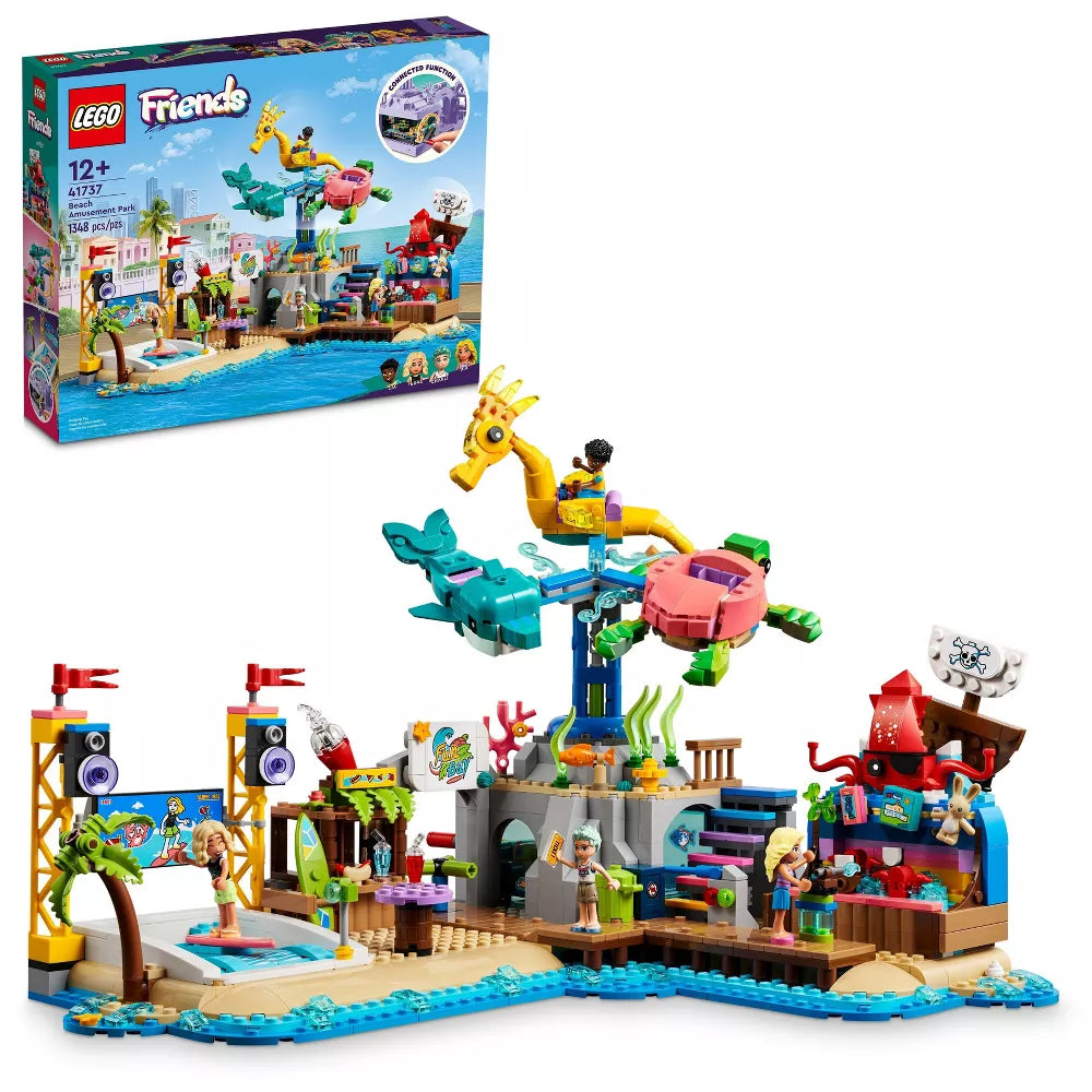 LEGO Friends Beach Amusement Park Building Set (41737) - Packaging