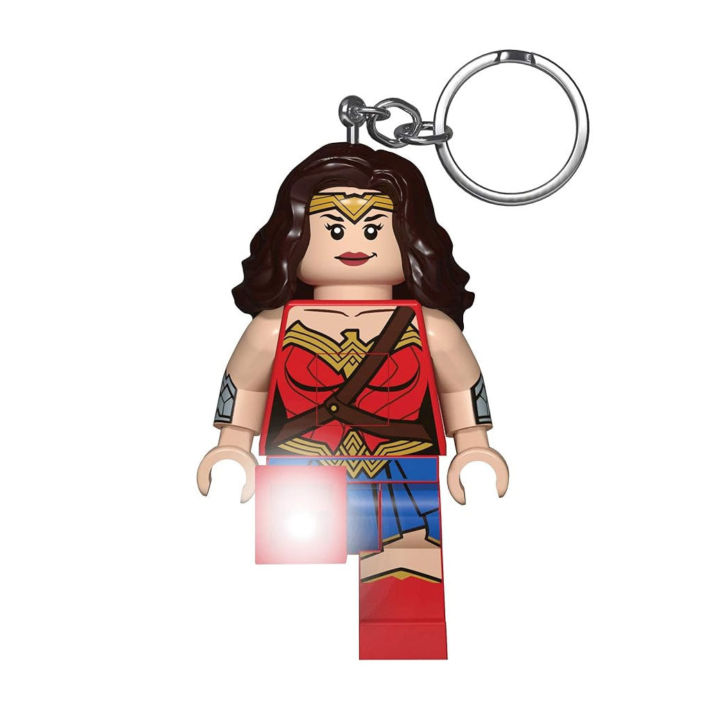 LEGO DC Comics Superheroes Keychain with LED Lite - Wonder Woman Figure with LED Light