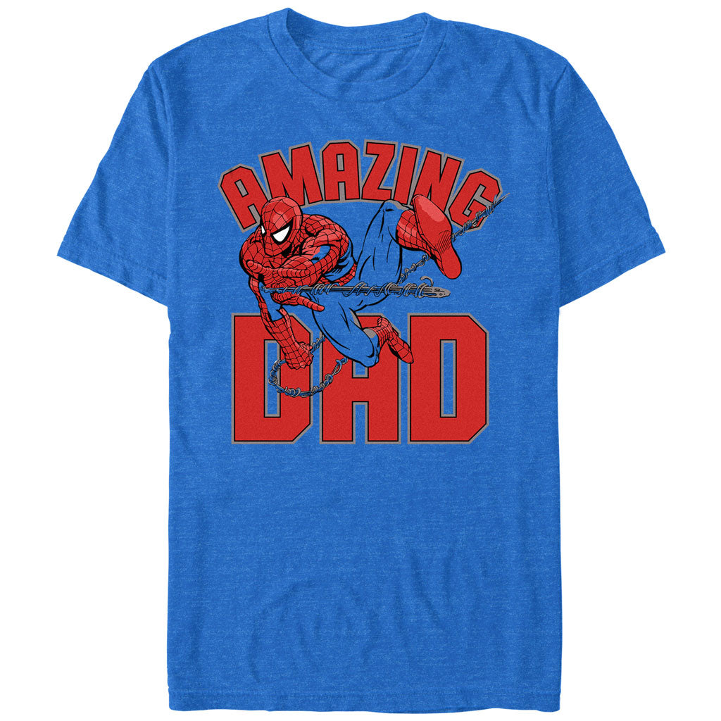 Mad Engine Spider-Man Classic He Is Amazing Men's T-Shirt