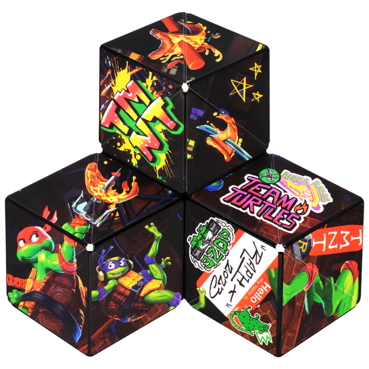 SHASHIBO Shape Shifting Fidget Cube - Nickelodeon TMNT Series -  Shape Shift