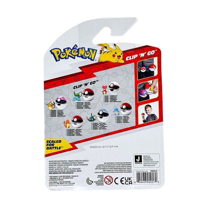 Jazwares 2" Pokemon Clip &