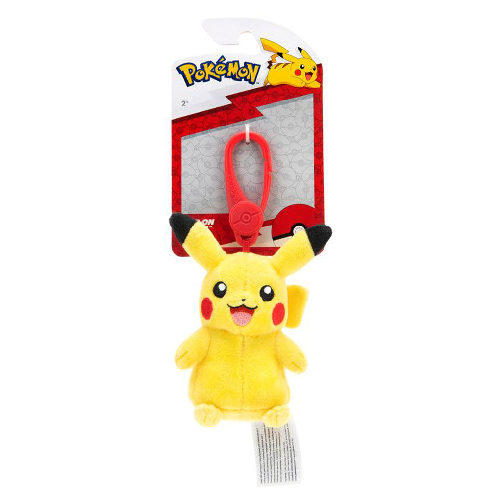 License 2 Play Pokemon Clip-On Plush - Pikachu
